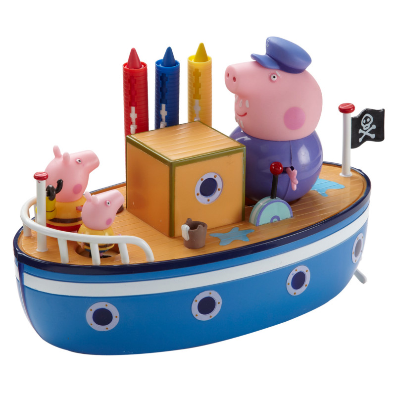 Peppa Pigs Bathtime Boat - Muddy Puddles